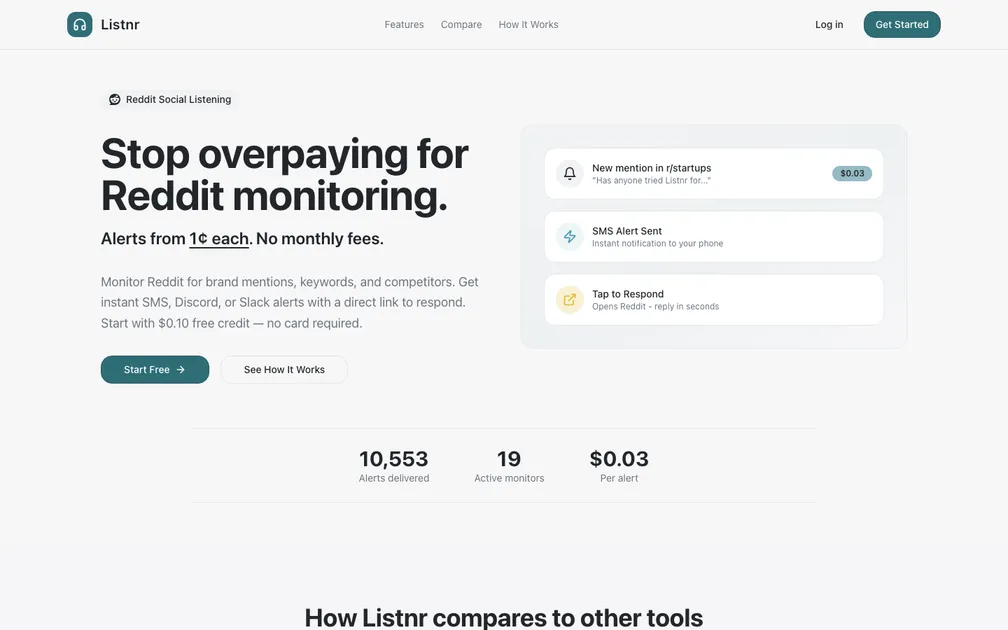 Listnr screenshot