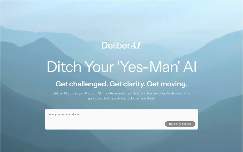DeliberAI screenshot