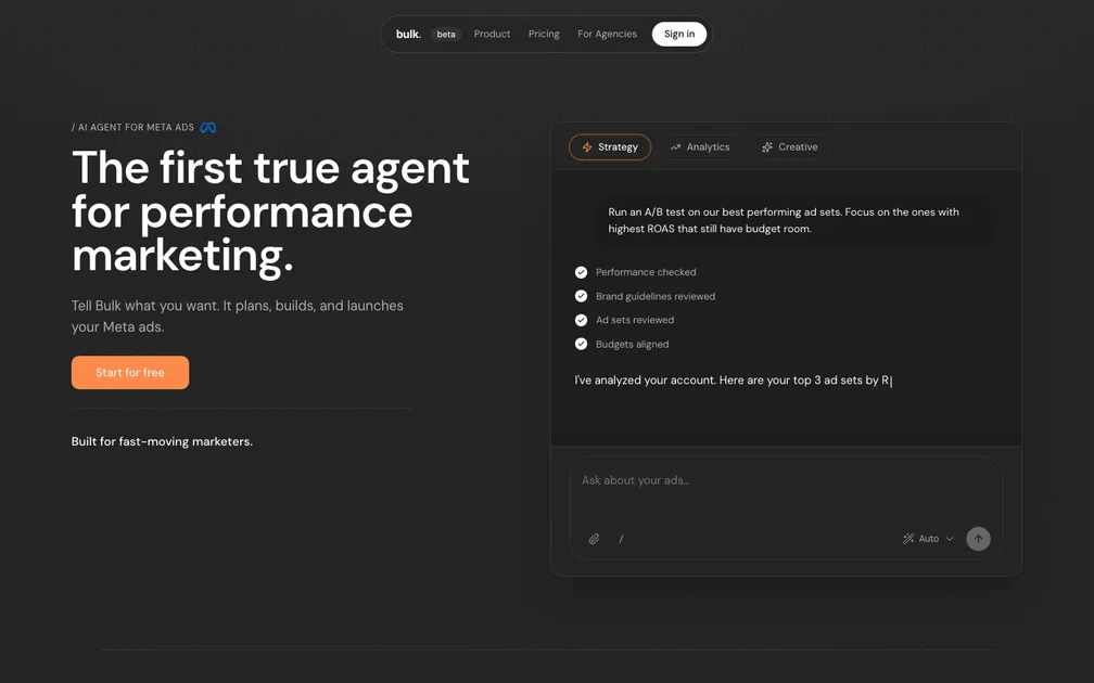 BulkCreatives screenshot