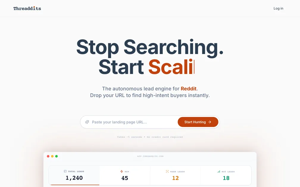 Threaddits screenshot