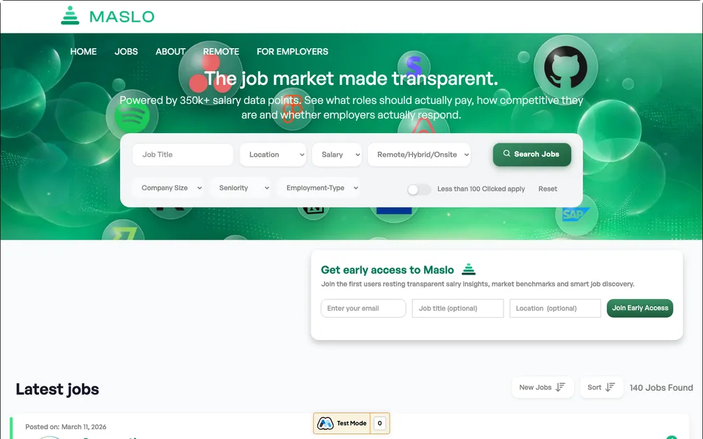 MasloJobs screenshot