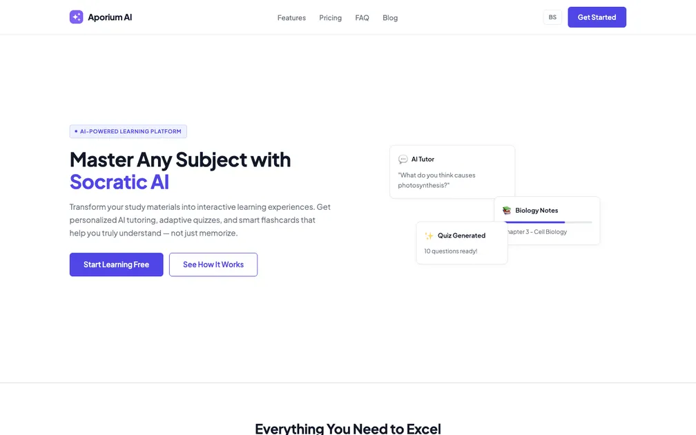 Aporium AI screenshot