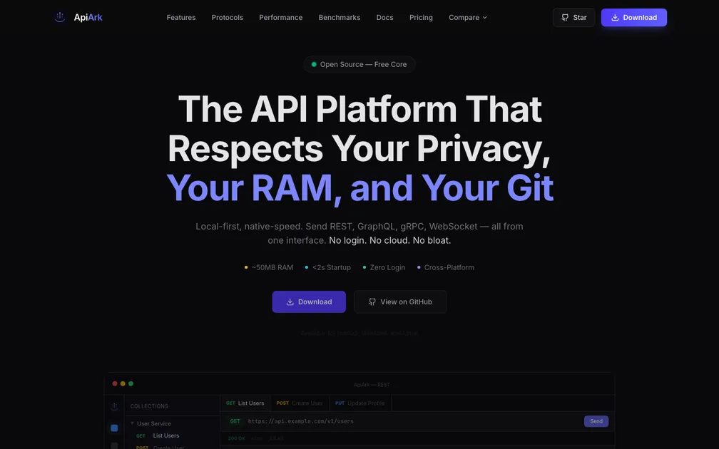 ApiArk screenshot